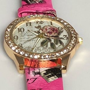 Rose style watch for women or men